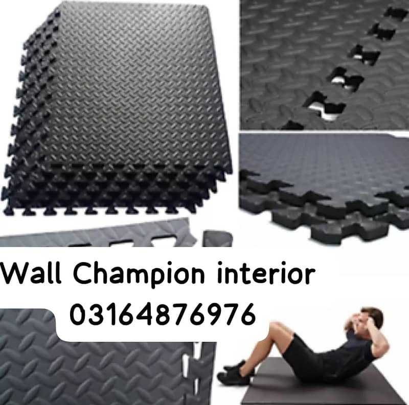 Gym matts 1500 each matts Gym Floor matts tiles interlock 2.5x2.5 20mm 1