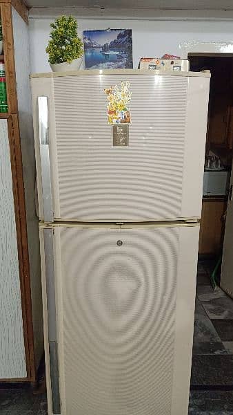 Dawlance 16Cubic Feet Fridge with Voltage Stabilizer and Wooden Stand. 3