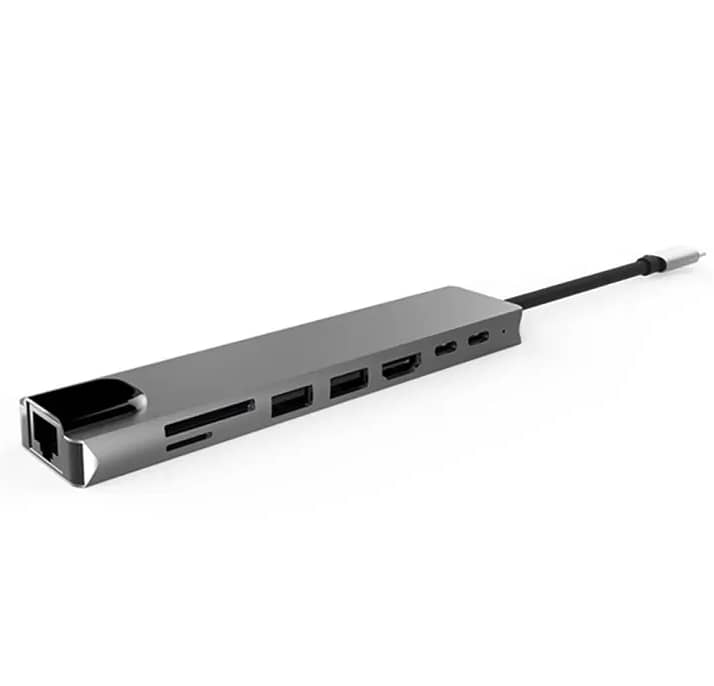 USB C Hub 8 in 1 Multiport Type C Adapter 2