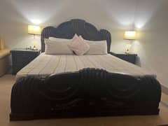 Bed set Double bed Side tables  Dressing table Good Condition