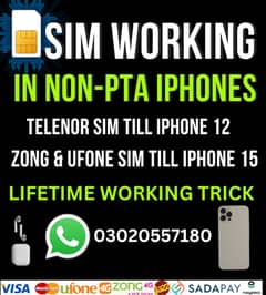 SIM WORKING TRICK FOR NON PTA IPHONES