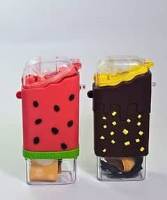 kids sipper 300ml  Cute Ice Cream Shape Leakproof Design BPAFree