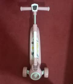 Pink Scooty with Musical Lights [one day used]