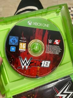 XBOX ONE WWE 2k18 CD