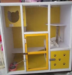 wooden cat cage