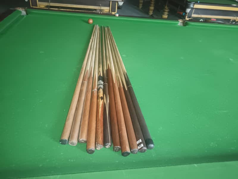 Full Setup Snooker tables,cue,fan 13