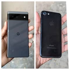 Google pixel 6 With Original BoX non pta Sim working iphone 7 128gb