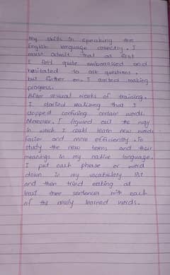 Hand written assignment work in urdu & english