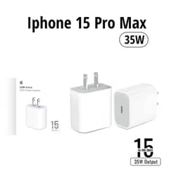 Iphone 15 Pro Max 2 Pin (Us Pin) 35w Usb-C Power Adapter With Usb-C T