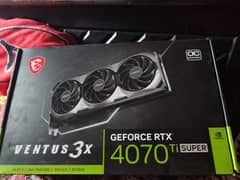 MSI GeForce RTX 4070 Ti SUPER 16GB VENTUS 3X OC Video Graphics Card