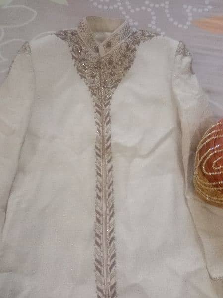 beautiful sherwani and kulla and mala 1