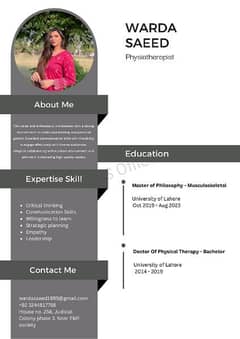 Dr. Warda Saeed- Physiotherapist