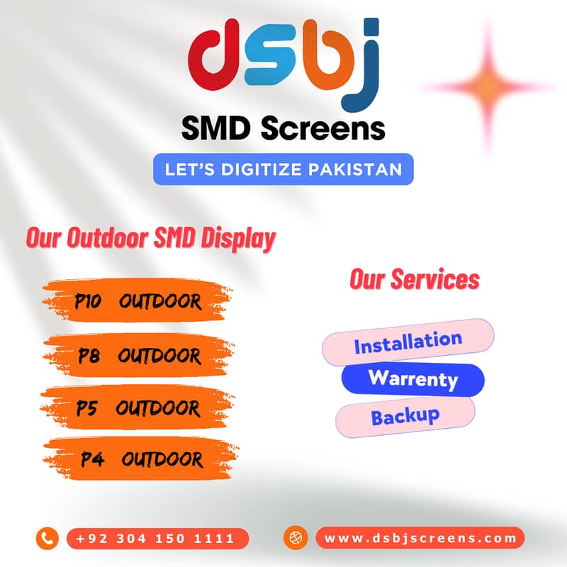 Outdoor SMD Pole Streamer | SMD Screen in Islamabad - SMD Screens 6