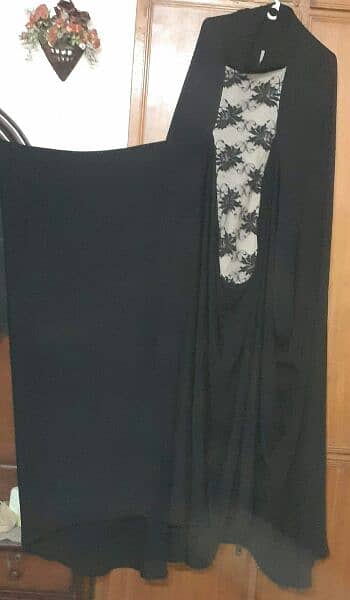 FANCY ARABIC ABAYA WITH SCARF 1