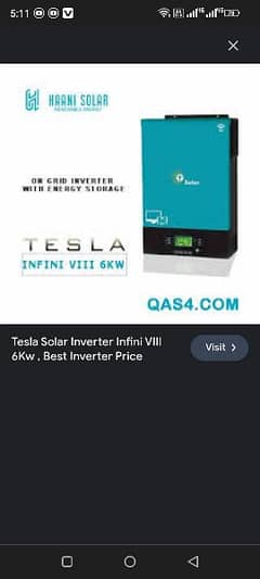 new Tesla inverter 6kw hybrid model