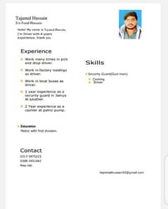 need driver job