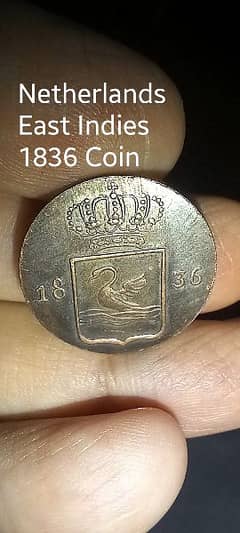 Netherlands 1836 East Indies Coin | Rare, Old and Antique Copper Coin