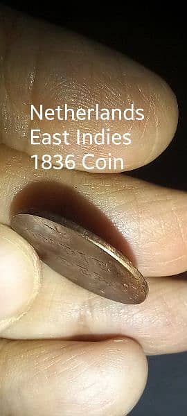 Netherlands 1836 East Indies Coin | Rare, Old and Antique Copper Coin 2