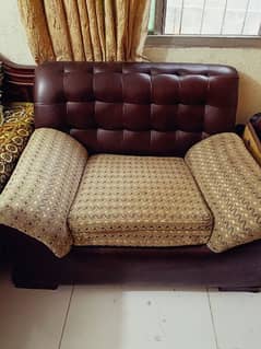 Leather Sofa Set