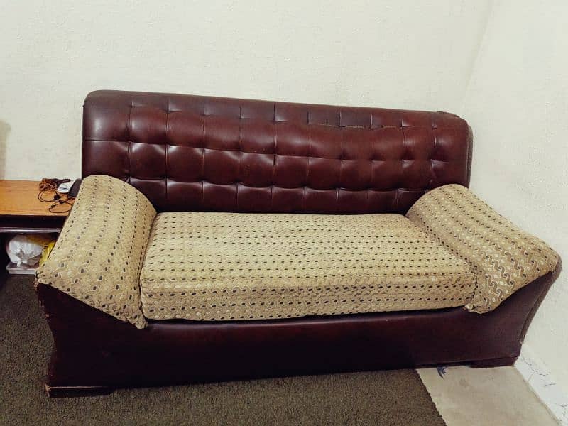 Leather Sofa Set 6