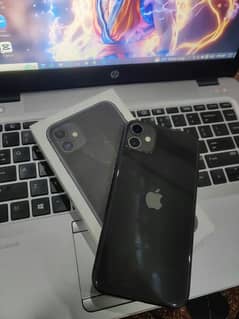 iPhone 11jv 64gb 87health with full box sim time available