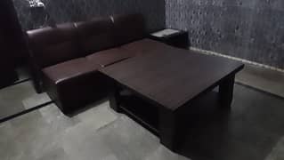 Sofa with Table For Sale