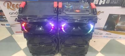 xtreme company dj sound system 12"×2 woofers speakers