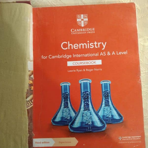 *ORIGNAL* CAMBRIDGE AS AND A LEVEL CHEMISTRY BOOK 0