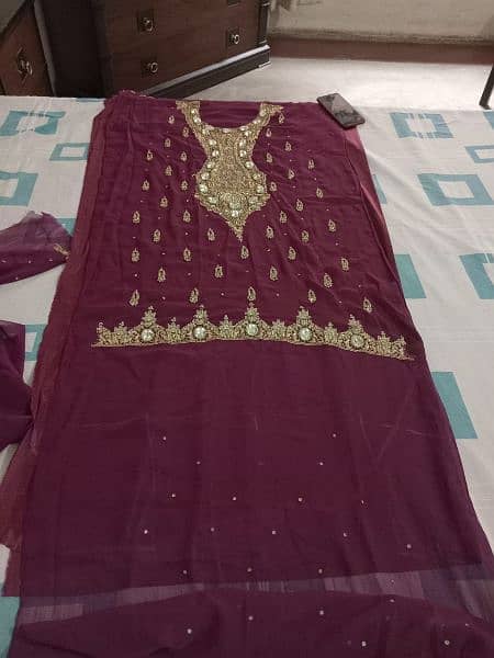 unstitch tilla and dabka suit for bride 1