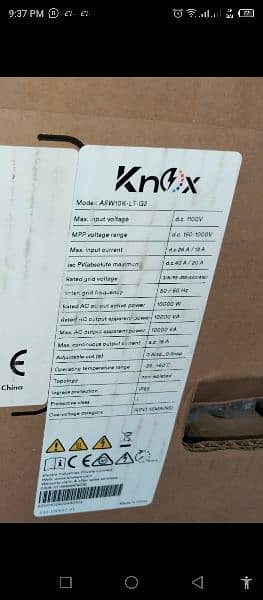 Knox 10kw on grid invertors for sale 1