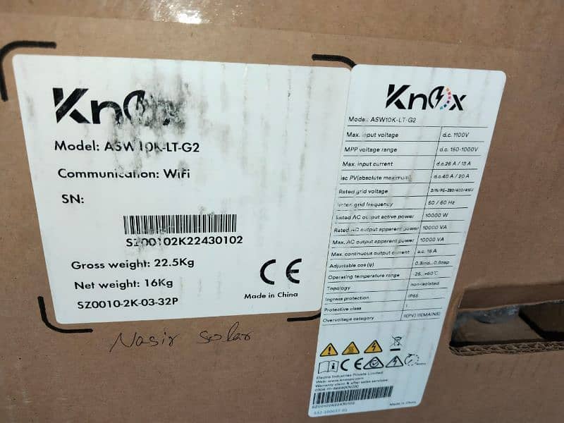 Knox 10kw on grid invertors for sale 2