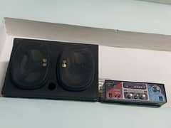 Dual Kenwood car speaker with Amplifier