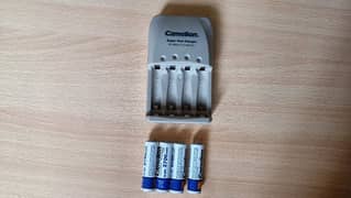 Camelion Battery Charger with 4 AA batteries