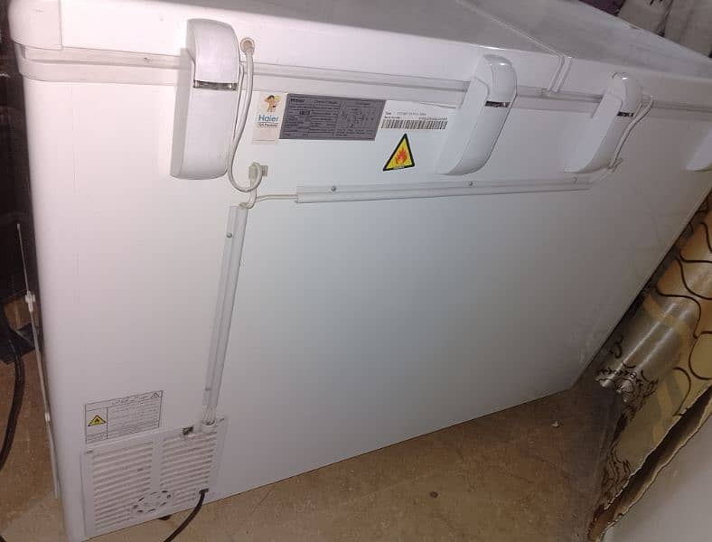 Haier Freezer double door new condition 10/10 1