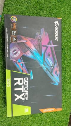 aorus master rtx 3070 8gb with complete box