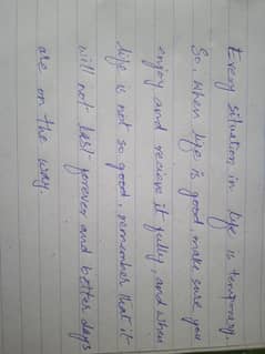 handwriting assignment work