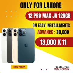 IPhone 12 Pro max JV Mobile On Easy Installments 0