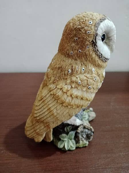 Vintage Barn Owl Leonardo Collection Ceramic Ornament 1