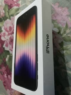 iphone se 2022 with box