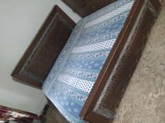 used bed with mattress