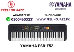 PSR-F52 Yamaha Portable Digital Keyboard Box Pack (New Arrival)