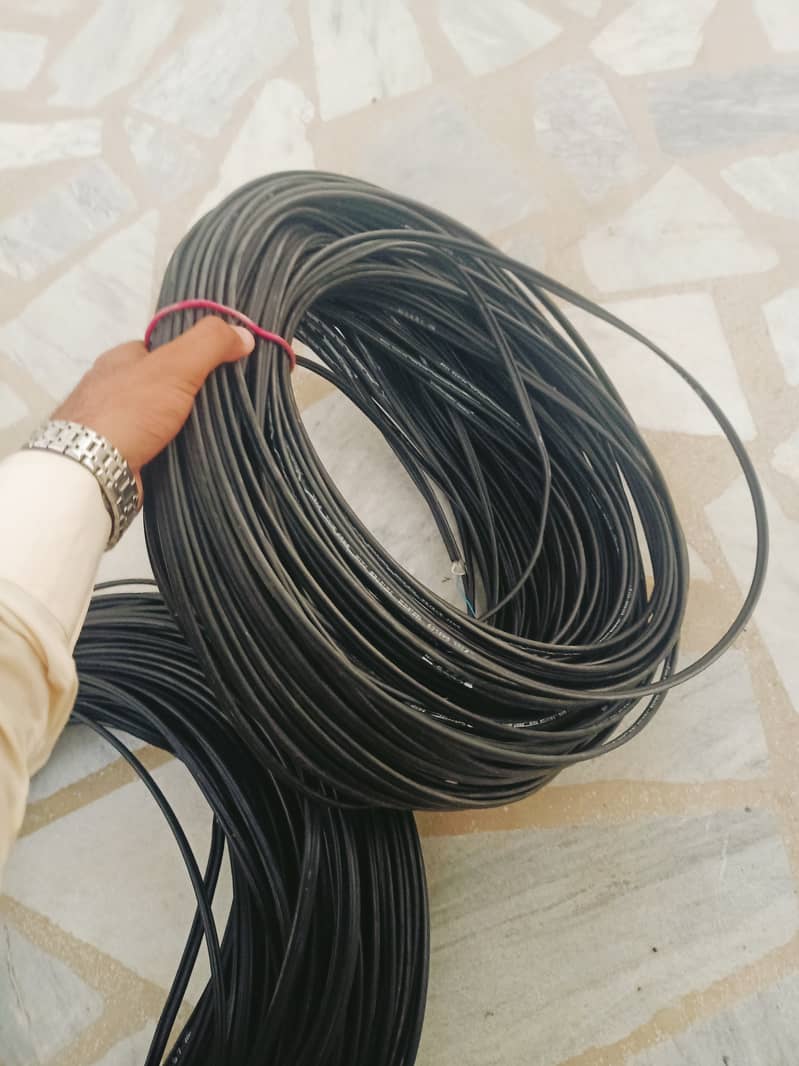 2 month used PTCL networking Cable 190 metres (Only 1 joint after 110) 1