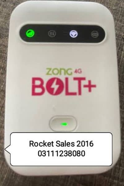 Zong Internet pocket WiFi device 4G LTE (03111238080) 3