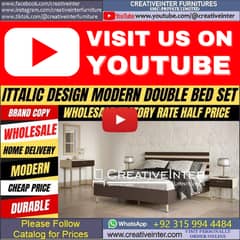 Double Bed Set Full King Size Dressing Almari Single Home Furniture