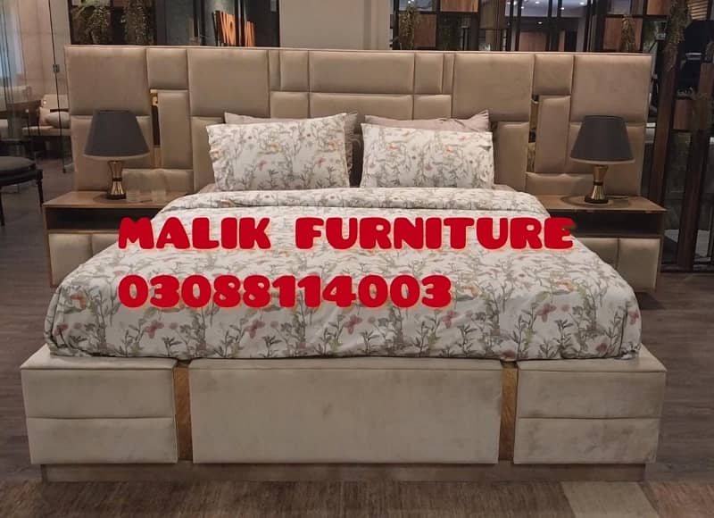 Double bed/Turkish style bed/side table/dressing table/new bed 18
