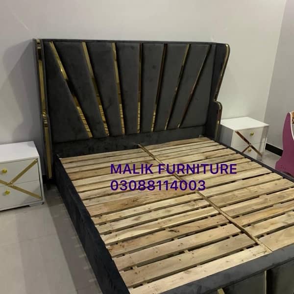 Double bed/Turkish style bed/side table/dressing table/new bed 19