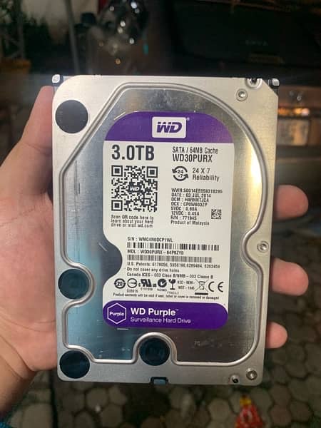 3TB WD hard drive in good condition 2