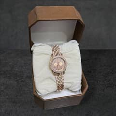 Diamond Stones Watch For Ladies