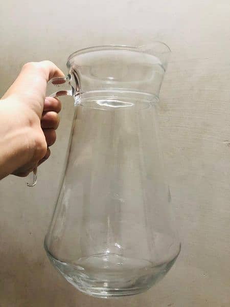 water set glasses and jug of ocean thailand 0