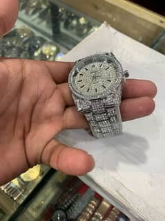 Rolex dimond stone watches